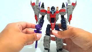 nikku lunatique: transformers legacy starscream cybertron review en español