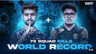 JONATHAN GAMING AND LoLzZz Gaming WORLD RECORDS |73 SQUAD KILLS@JONATHANGAMINGYT @LoLzZzGaming