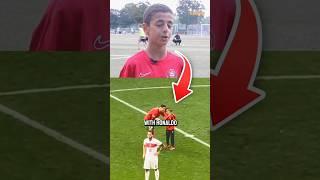 The selfie kid reveals his plan to take   the iconic photo with Ronaldo!