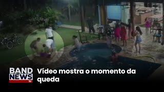 Noiva morre após cair na piscina em festa | BandNews TV