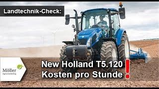 NEW HOLLAND T5.120 im Landwirt.com Praxistest - Kosten für Traktoren | Trecker | Bulldog berechnen!