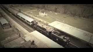 Kingscote Station On The Bluebell Railway by Drone