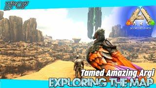 Tamed a Rare Argentavis & Exploring The Scorched Earth Map Ep-07 [HINDI]