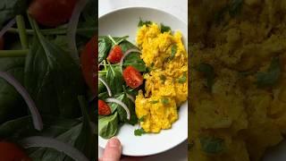 Cottage Cheese Scrambled Eggs | Eating Bird Food #highproteinbreakfast #cottagecheese