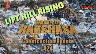 Six Flags Great America Wrath Of Rakshasa Construction Update #24