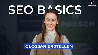 SEO-Basics: Glossar erstellen