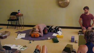 Child's Pose Modifications for Injuries with Kat Gregory - Yoga Vista Academy