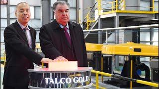 President Emomali Rahmon inaugurates TALCO Gold’s ore-processing enterprise in Ayni district