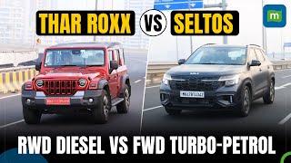 Mahindra Thar Roxx vs Kia Seltos Comparison Review - Which is the better city car?