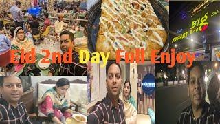 Lahori Life|Eid 2nd Day Full Enjoy| Susral Day| Big Bite  Pizza| Big Bite Lazania Special|Islampura