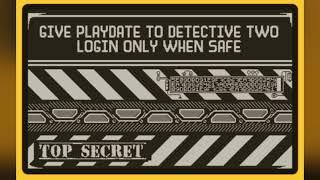 Detective Face on Playdate, gameplay