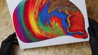 Acrylic Pouring für Anfänger  - Acryl gießen Swirl Technik