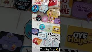 Party Props Ideas 2023/ DIY Photobooth / Wedding/Birthday/Bridal Shower/Memes #shorts #viralvideo