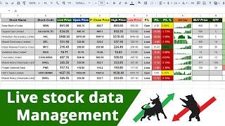 How to track Share Price Profit and loss in google sheets #sharemarket