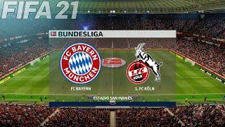 Bayern Munich vs FC Koln | Bundesliga 2021/2022 | Gameplay & Full match