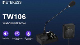 How to use TW106 intercom system with wireless headset mic