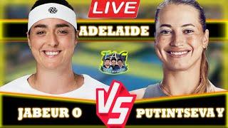 LIVE: Jabeur O vs Putintseva Y • Adelaide International 2025 #Jabeur #Putintseva #tennis