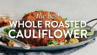 Whole Roasted Cauliflower | Minimalist Baker Recipes