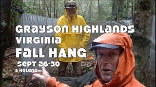 Grayson Highlands Fall Hang Sept. 26-30 & Helene