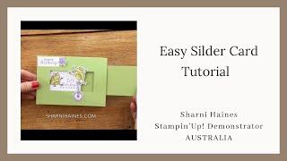 Easy Slider Card by Sharni Haines