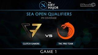 Clutch Gamers vs TNC| Game 1 | Kiev Major 2017 | SEA Regional Qualifier | PH Coverage