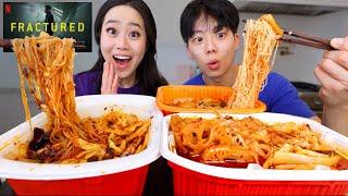 CHINESE INSTANT HOTPOT PARTY + SPICY NOODLES MUKBANG