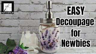 DIY Decoupage Mason Jars: A Step-by-Step Guide for Newbies