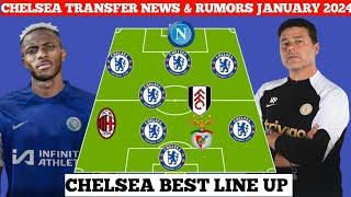 CHELSEA NEWS SQUAD WITH LATEST POSSIBLE TRANSFER TARGETS IN JANUARY | CHELSEA TRANSFER NEWS