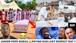 JUNIOR POPE BURlAL DAY 1 Paying Our Last Respects -Nollywood Actor Junior Pope CANDL£LlGHT Day 1