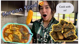 COOKING KOREAN FOODS | SARAVANAH SIBLINGS