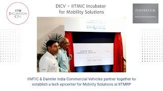 Inauguration of DICV - IITMIC Incubator