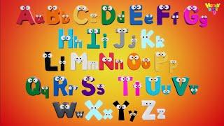 ABC Song l Alphabet play in the sunset sky l Nursery Rhymes for kids