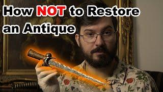 DON'T copy YouTuber "Restorations" on Real Antiques