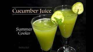 Cucumber juice | Cucumber cooler | Summer Special Healthy Drink | The bong Chef