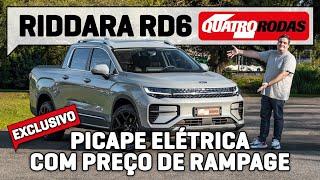 Riddara RD6: já ANDAMOS na picape elétrica que estreia  contra Rampage e Hilux (EXCLUSIVO)