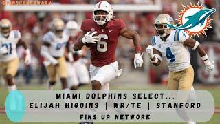 Miami Dolphins Select Elijah Higgins, WR/TE, Stanford | 2023 NFL Draft