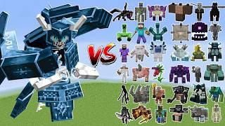 The Immortal vs All Minecraft Bosses - Minecraft Mob Battle