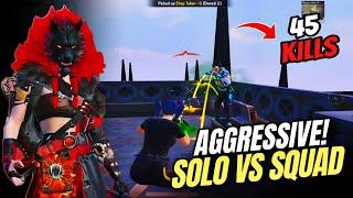 45 Kills  Best Solo vs Squad in BGMI Aggressive Emulator Gameplay | Intense Last Zone Fight