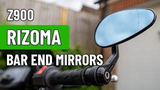 Kawasaki Z900 Bar End Mirrors | Rizoma Reverse Radial Install | The BikeFather