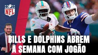 HILL, ALLEN, TUA E MAIS: BILLS E DOLPHINS ABREM A SEMANA 2 DA NFL COM PROMESSA DE JOGÃO