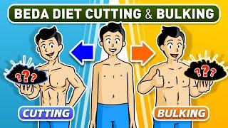 DIET CUTTING DAN BULKING | Cara menurunkan dan menambah berat badan!