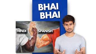 How Hindi and Spanish are similar? 