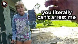 DRUNK WOMAN Keeps Calling 911 Over AT&T Bill| Karens Getting Arrested By Police #1600