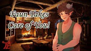 Gentle Faun Takes Care of You [ASMR RP] [M4A] [Sickness Comfort] [Snowstorm Shelter] [Cozy]