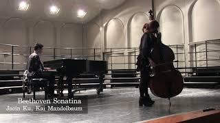 Jaein Ku - Beethoven Sonatina for Double Bass (SMA Chamber & Solo Concert 2022)