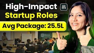 Startup Roles at 25.5L Avg CTC | Mesa School of Business: Placements, Fee, Admissions & More