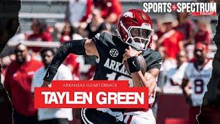 Arkansas QB Taylen Green on forgiveness, serving, gratitude and keeping Christ first