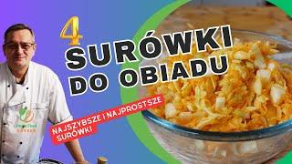 4 Najlepsze Surówki Do Obiadu.Proste i Szybkie 4 Pyszne Przepisy.