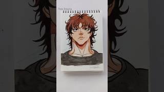 Baki Hanma drawing. #shorts