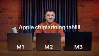Apple M1, M2 va M3. Apple chiplarining tahlili